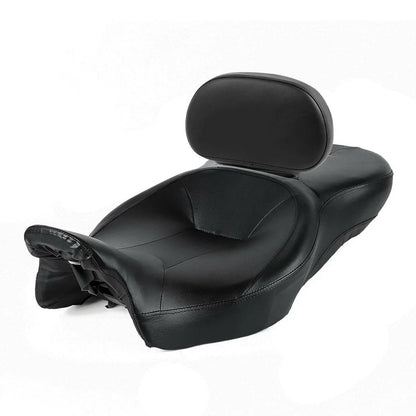 Black Rider Driver Passenger Seat Backrest for Harley Touring Glide (09-23)