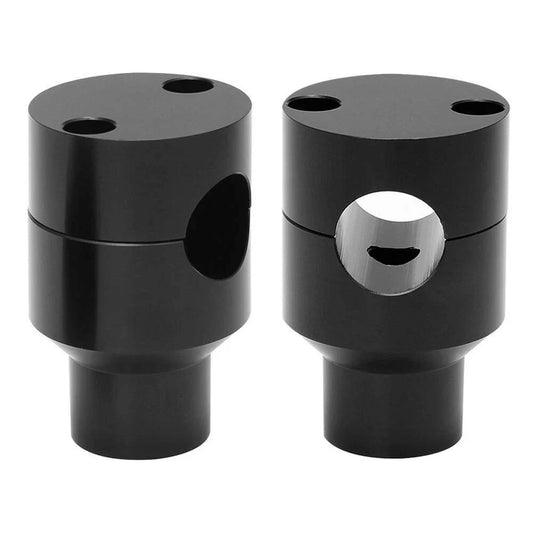 1" Black Motorcycle Handlebar Riser Mount Clamp for Harley Sportster