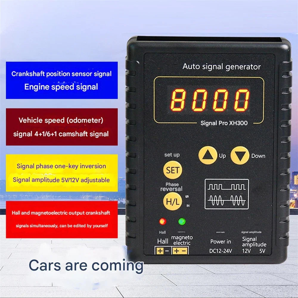 Automotive Sensor Simulator Tester  8000Hz Signal Generator Tool for Vehicle