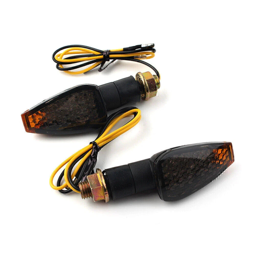 LED Motorcycle Turn Signal Indicators Blinkers Lights for Mini 14