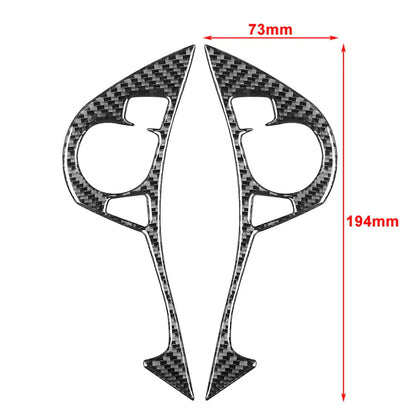 Steering Wheel Button Cover for Honda Accord (2013-2017) Carbon Fiber Black
