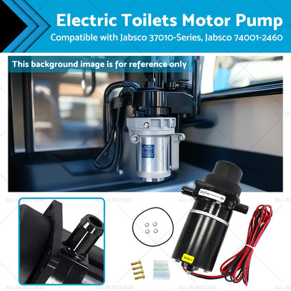 Electric Toilet Motor Pump for Jabsco 37010, 74001
