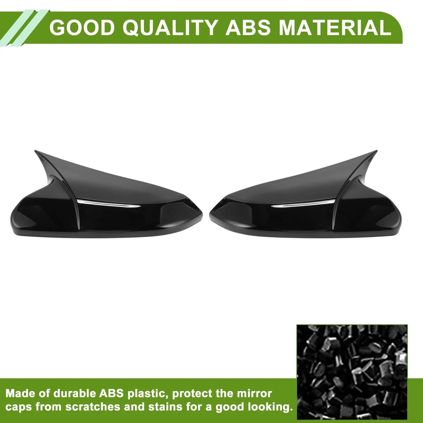 Left Right Side Mirror Cover Caps for Honda 10th Gen (2016-2021)
