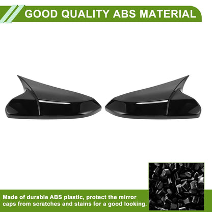 Left Right Side Mirror Cover Caps for Honda 10th Gen (2016-2021)