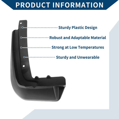 Mud Flaps Splash Guards 1 Set for Honda XRV (2015-2018)