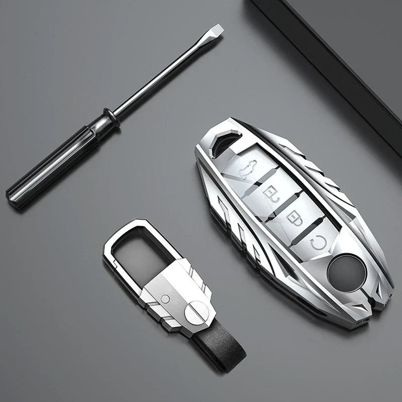 Key Case Cover for Nissan 370Z Sentra Rogue X-Trail INFINITI Q30 (2010-2023)