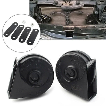 12V Snail Horn 125db Loud Dual Pitch for Honda, Ford, BMW, Universal
