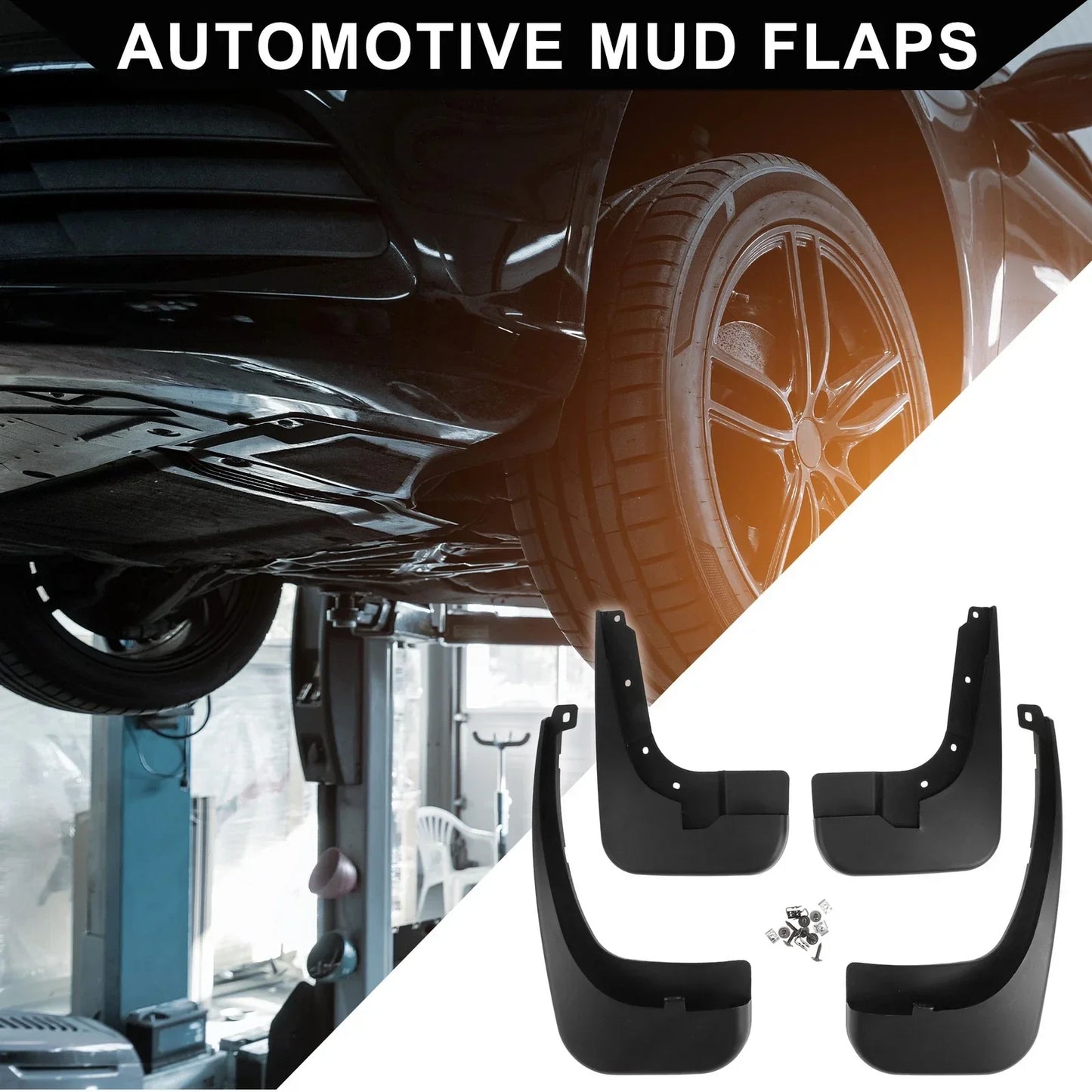 Front & Rear Mud Flap Splash Guards for Mercedes-Benz Vito W447 (2014-2023)