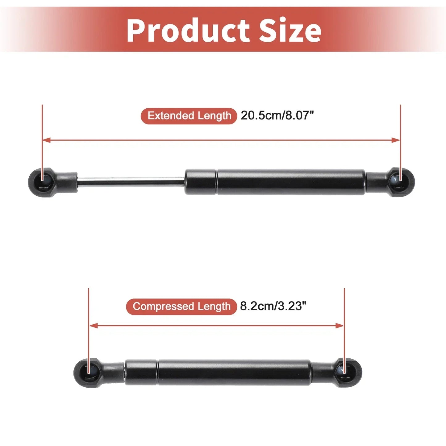 Rear Hatch Lift Supports for Porsche Boxster Convertible (1997-2004)