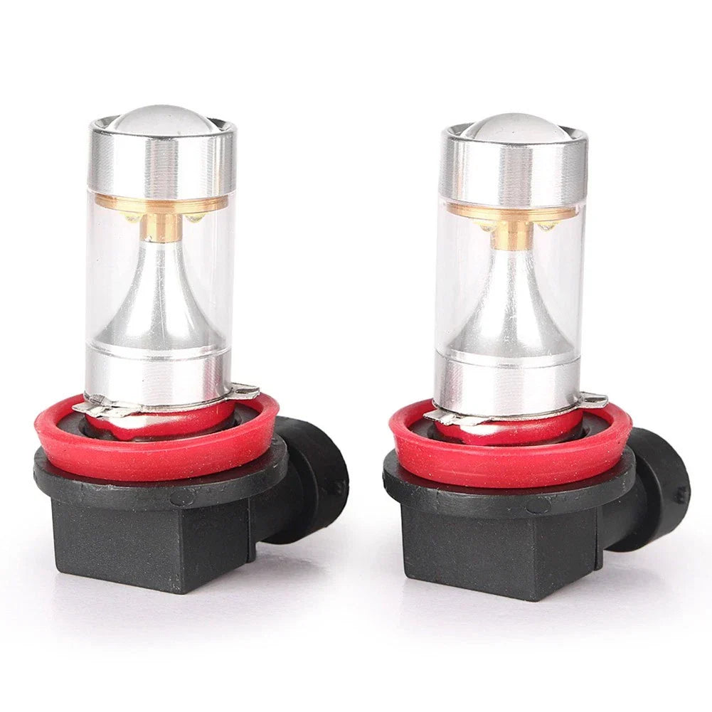 30W H11 LED White Fog Light Bulbs for Car (2 pcs)
