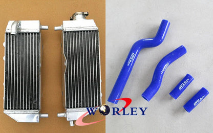Aluminum Radiator + RE Hose for Yamaha YZ250 2-Stroke (2002-2013)