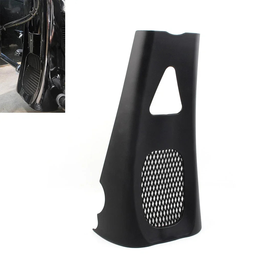 Stretched Chin Spoiler Scoop for Harley Touring Road (2017-2023) Matte Black
