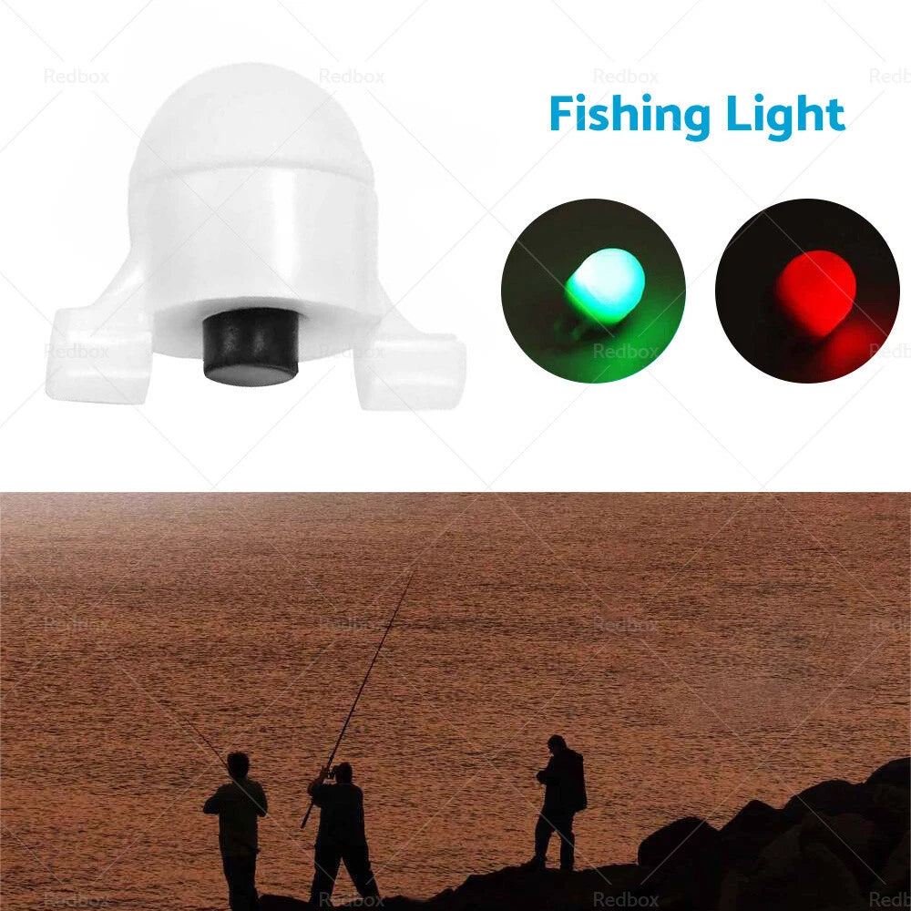 5PCS Fishing LED Rod Tip Night Light Strike Alert Bite Alarm Lamp