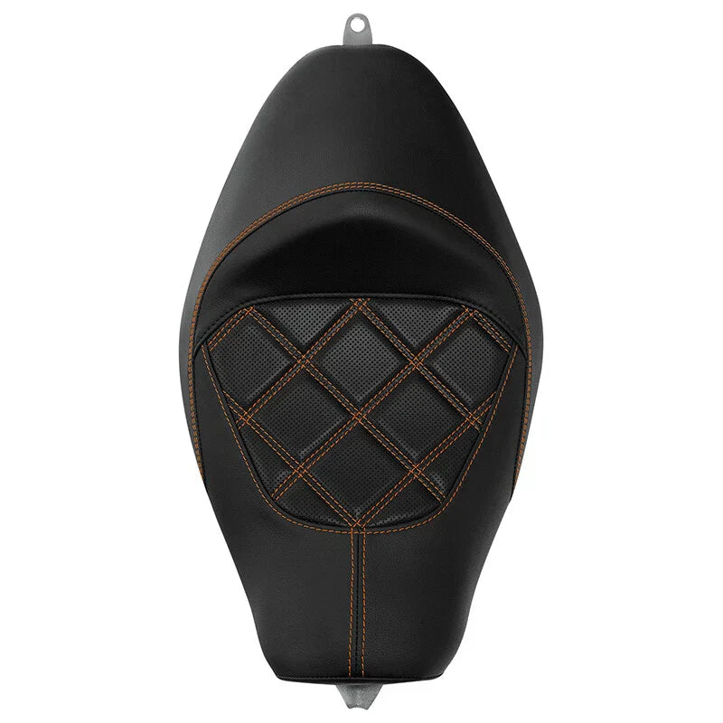 Solo Seat Driver Rider for Harley Sportster Iron XL883 1200 Black (2010-2022)