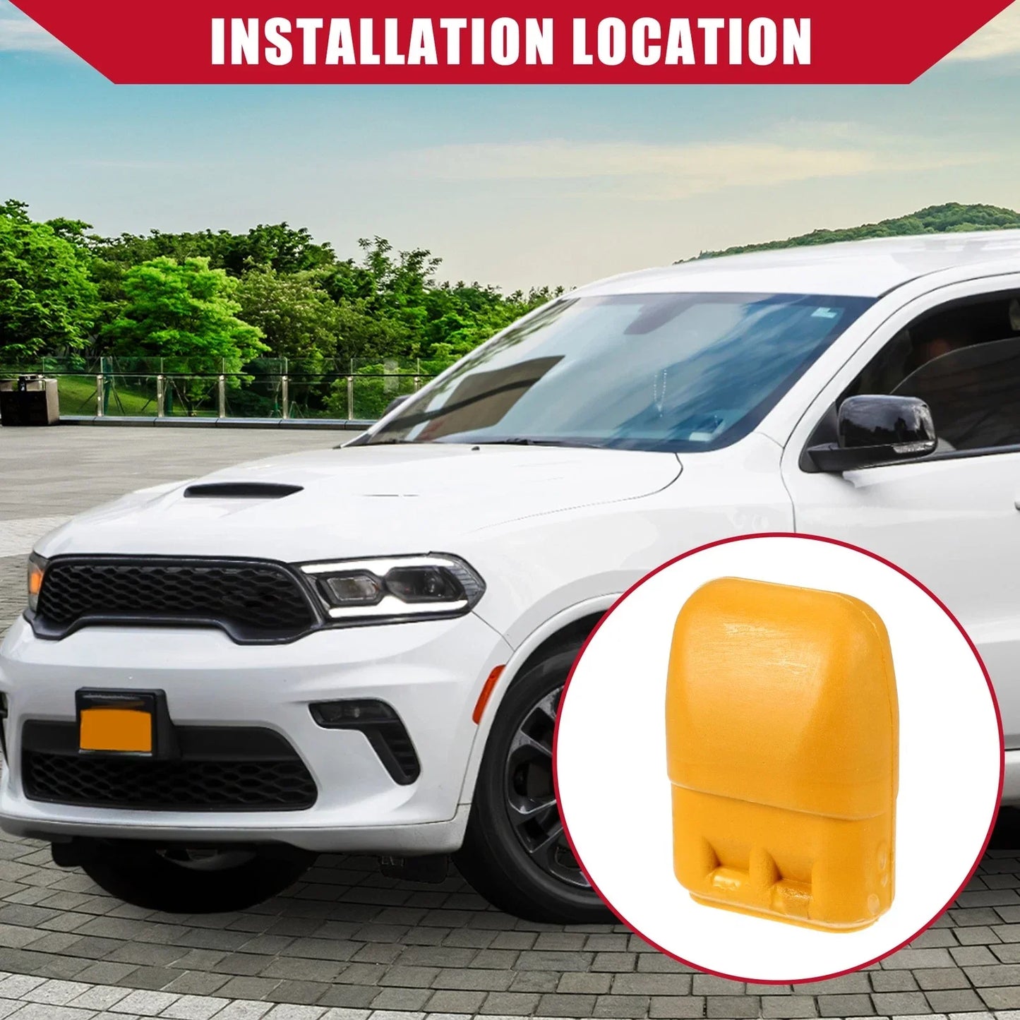 2 x Front Jounce Bumpers for Dodge Durango (2000-2003) Durable Replacement Parts