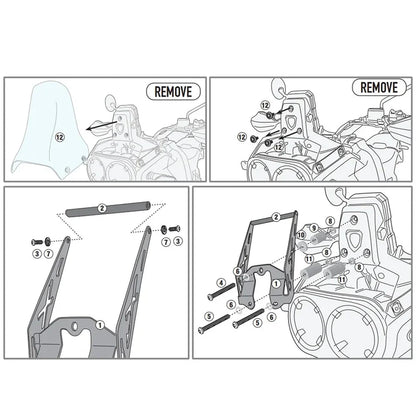 22mm GPS Phone Navigation Mount for Ducati Desert X (2022-2023)