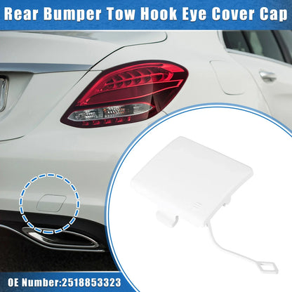 Car Rear Bumper Tow Hook Eye Hole Cover for Mercedes-Benz R350 (2011-2012)