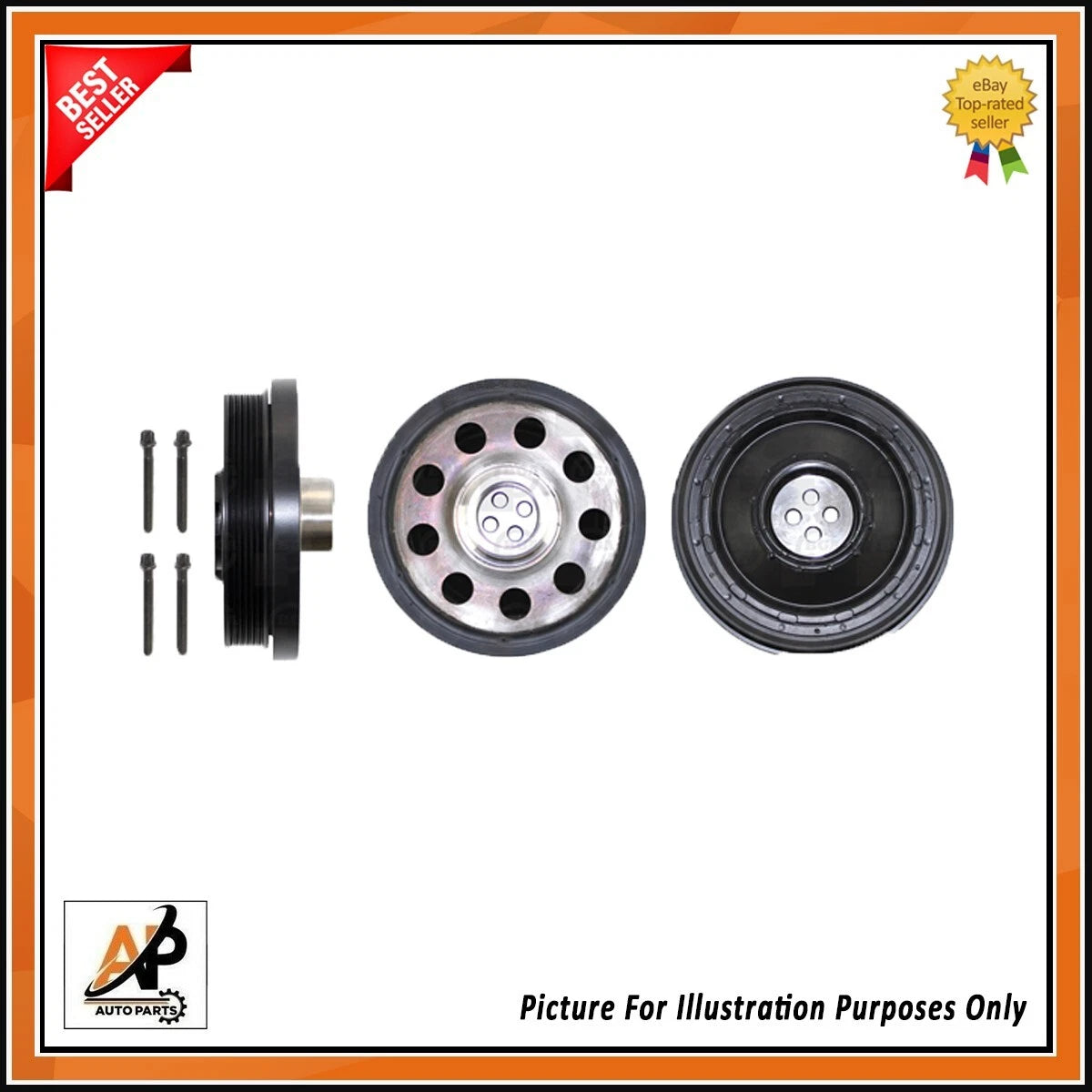 Crankshaft Belt Pulley Set for BMW 1 3 Series X1 X3 Diesel Engine (2007–2015)