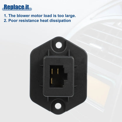 Blower Motor Resistor for Hyundai Tucson (2016-2023) - Black Silver Tone