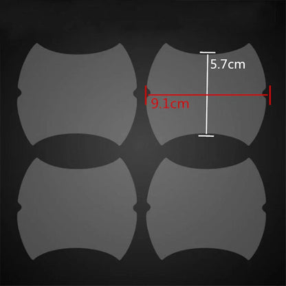 8Pcs Clear 3M Self-Adhesive Door Cup Handle Scratch Protection Film