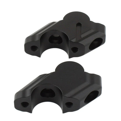Black Offset Handlebar Riser Clamp for Yamaha Tenere 700 (2019-2025)