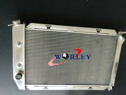 3 Row Aluminum Radiator & Fans for 71-73 Ford Mustang, Cougar, Torino (1971-1973)