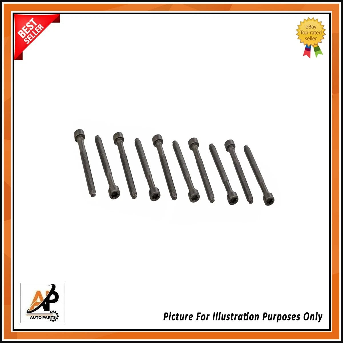 Engine Head Bolts Replacement for Audi A3 A4 A6 A8 1.8 2.0 TFSI (CDNC) (2009–2018)