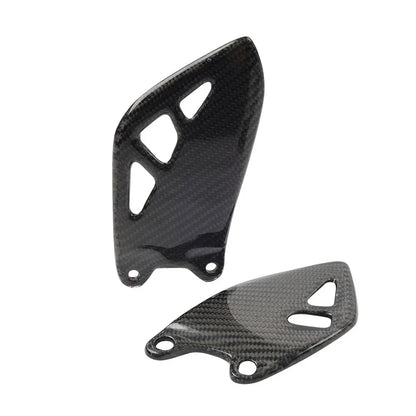 Carbon Fiber Footrest Plate Heel Guard for Kawasaki ZX-10R 2015-2024