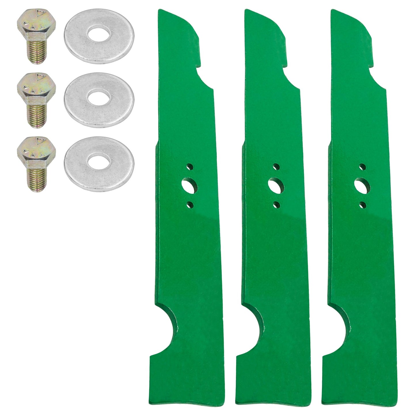 Deck Blade with Bolt for Exmark LCT4418BV LCT4418KC LHP4417KA (48 in)