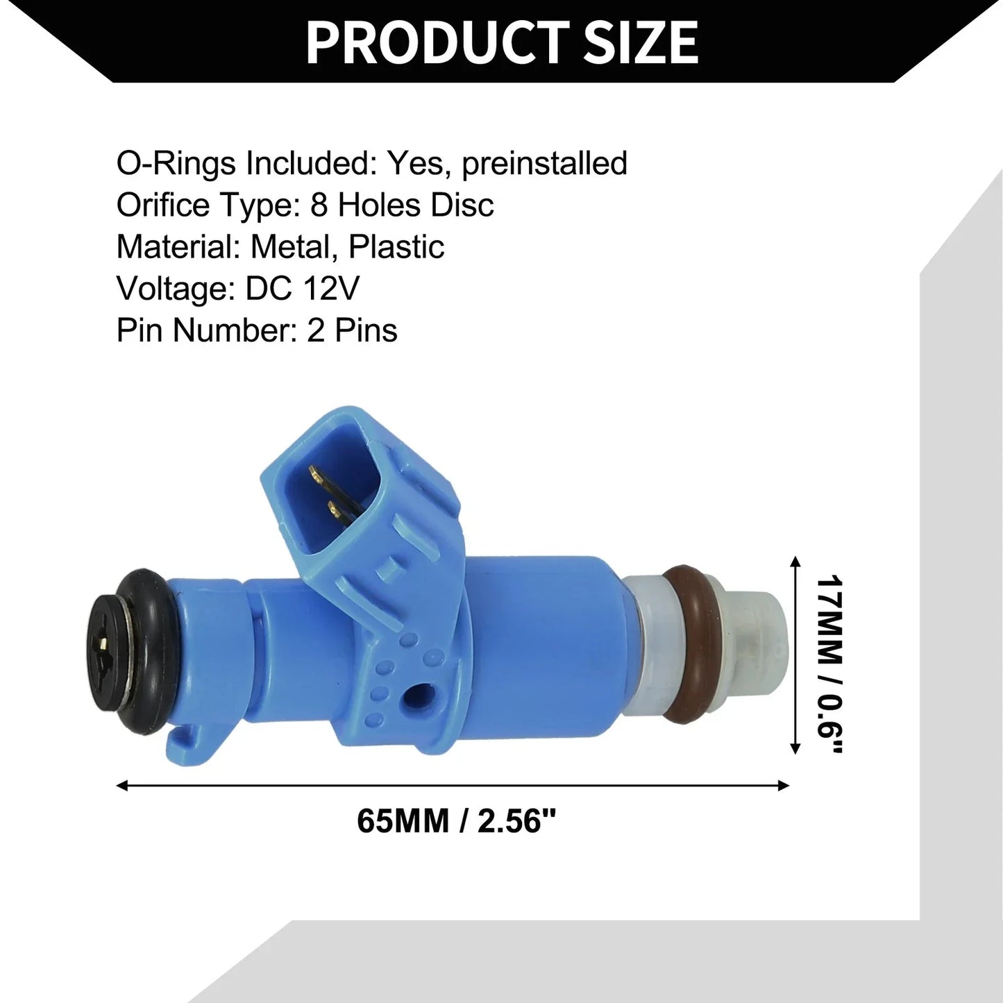 Fuel Injector 3.0L Blue 6 x Pcs for Honda Accord (2003-2007)