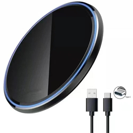 15W Wireless Fast Charger Pad Dock for iPhone Samsung Huawei