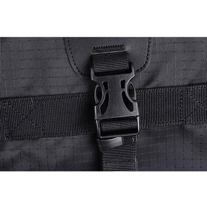10L Waterproof Rear Tail Seat Bag for Motorcycle - Black