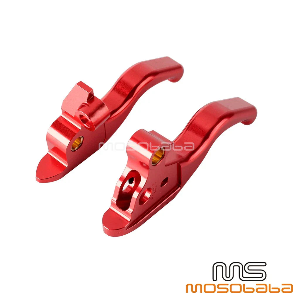 Finger Clutch & Brake Levers Red for Harley Touring Road Glide FLTRU FLHR (2009-2023)