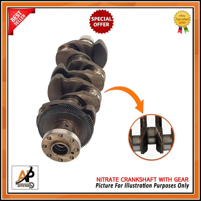 Crankshaft with Gear Replacement for Land Rover Jaguar 2.0 D 204DTD ()