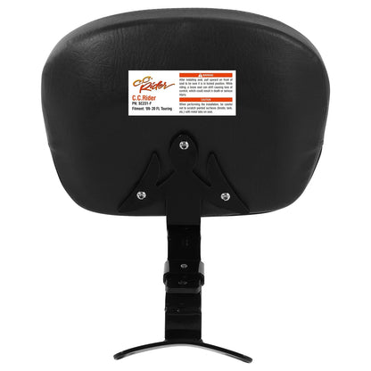 Black Orange Front Driver Backrest for Harley Road Street Glide (2009-2024)