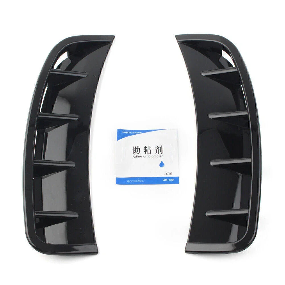 Glossy Black Front Wheel Air Vent Hood Fender for Mercedes Benz W177 A220 (18-21)