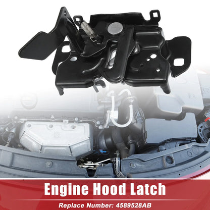 Hood Latch Replacement for Dodge Ram 1500 2009-2010 - Black (2009-2010)
