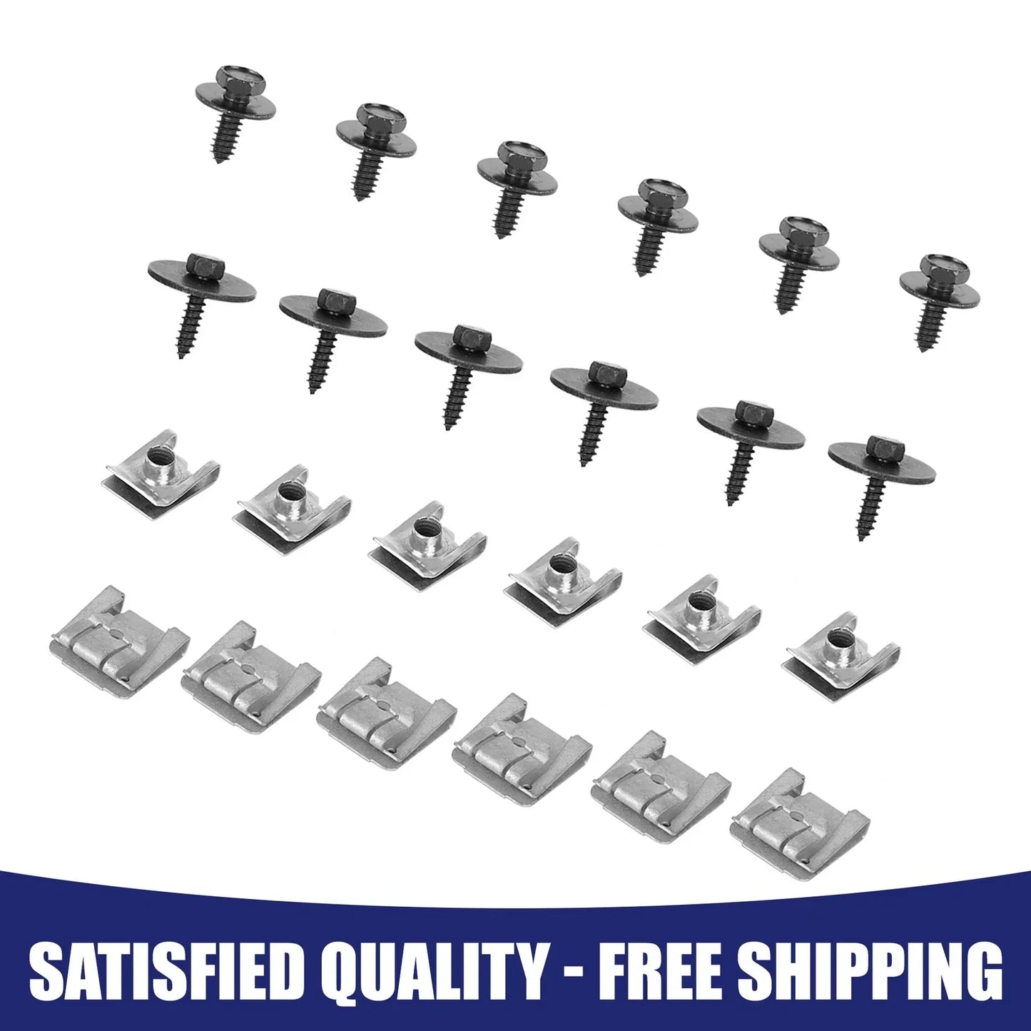 Engine Undertray Clips & Screws for Benz (24 pcs)