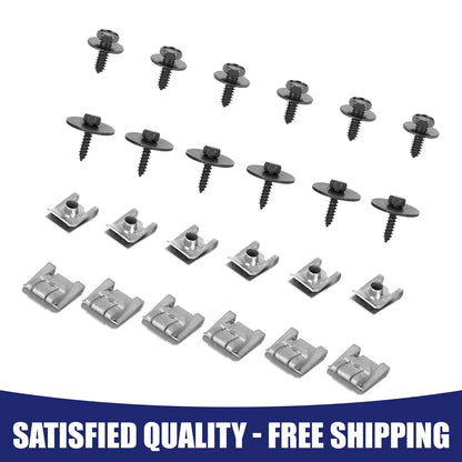 Engine Undertray Clips & Screws for Benz (24 pcs)