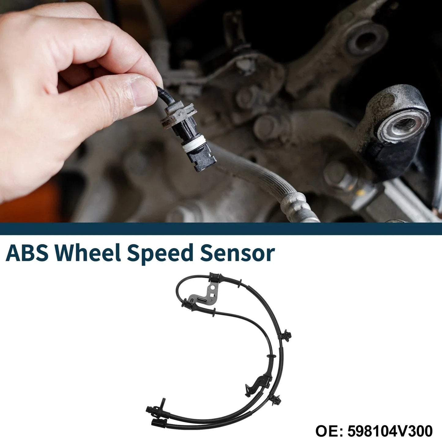 ABS Wheel Speed Sensor for Hyundai Elantra 2012-2017 (2 x Sensors)