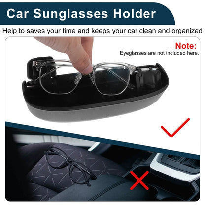 Sunglasses Case for Honda Civic 2016-2021 Eyeglasses Holder Storage Box Black