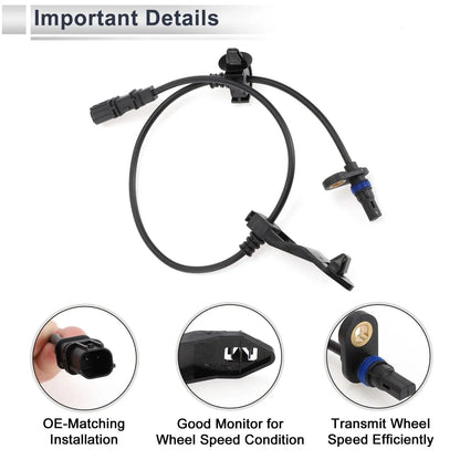 ABS Wheel Speed Sensor for Honda Civic 2009-2011 Rear Left