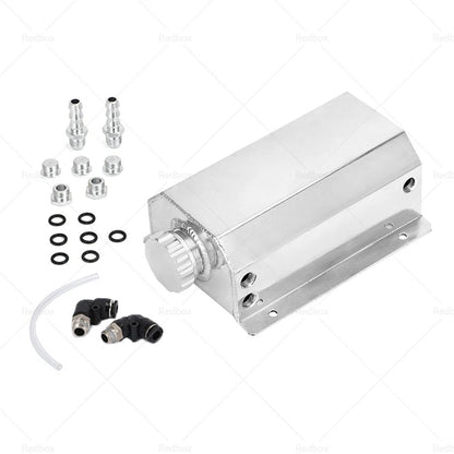 2L Aluminum Coolant Radiator Overflow Tank for Universal Vehicles (N/A)