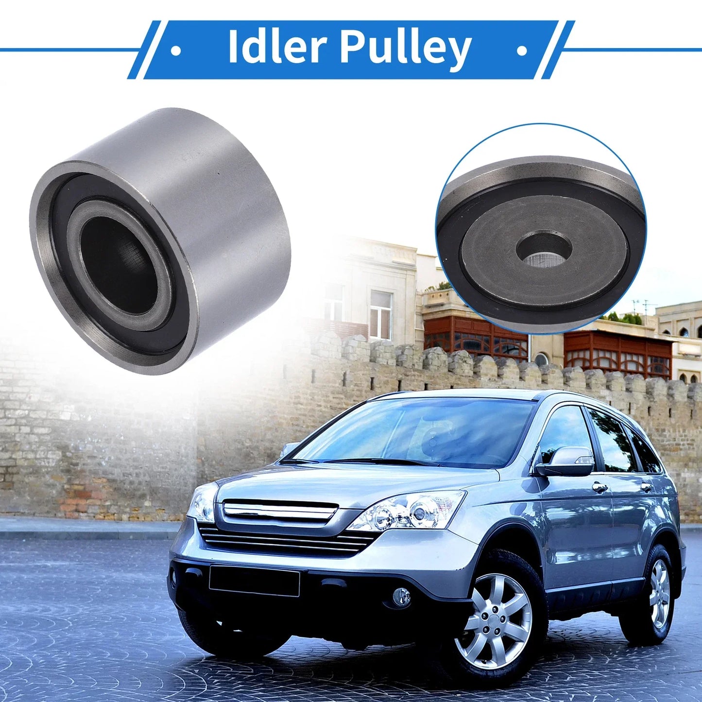 Drive Belt Idler Pulley for Toyota Sienna 1998-2006 (1 x Pulley)