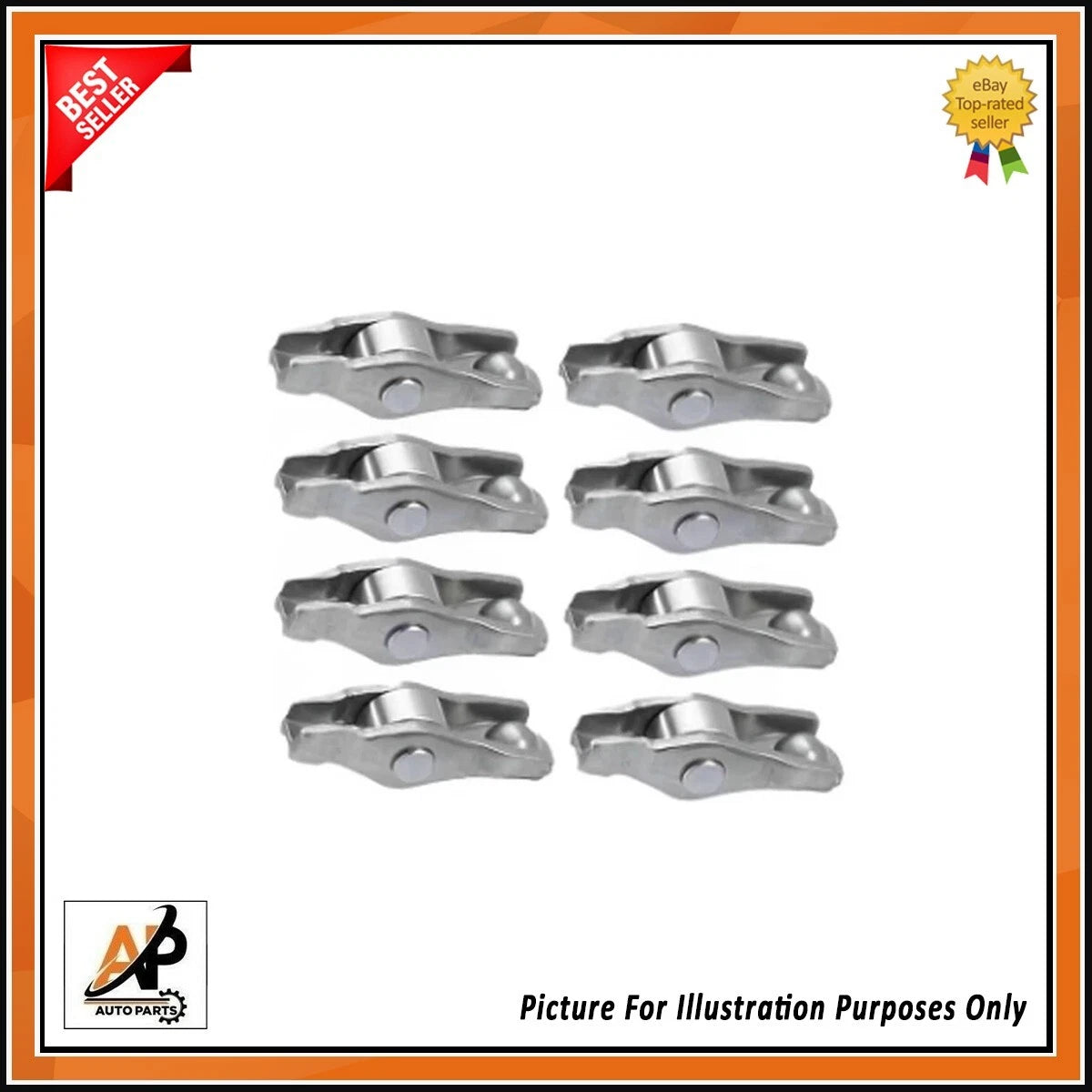 Engine Rocker Arms Kit Replacement 16 Piece for BMW Diesel N47 B47 (2011–2020)