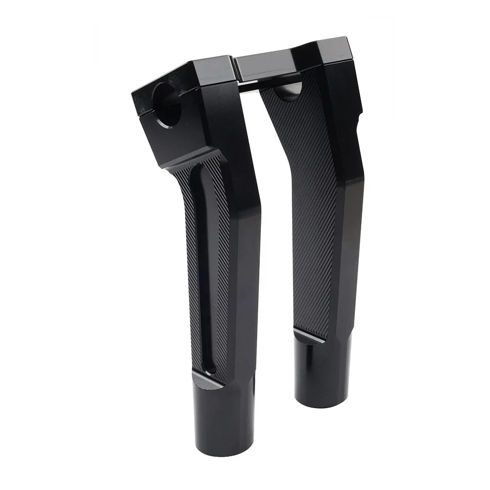 8.46" Black Pullback Handlebar Risers Clamp for Harley