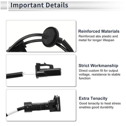 ABS Wheel Speed Sensor for Hyundai Elantra 2016-2019 (2 x Sensors)