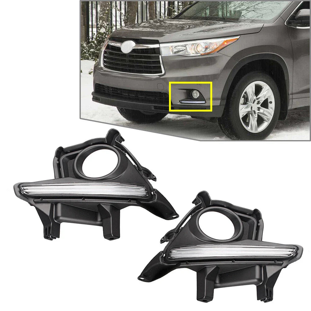 LED Daytime Running Fog Lamps for Toyota Highlander (2014-2016)