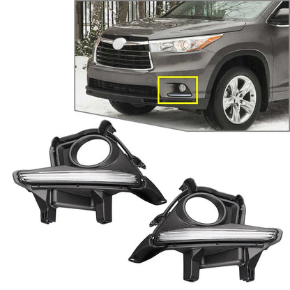 LED Daytime Running Fog Lamps for Toyota Highlander (2014-2016)