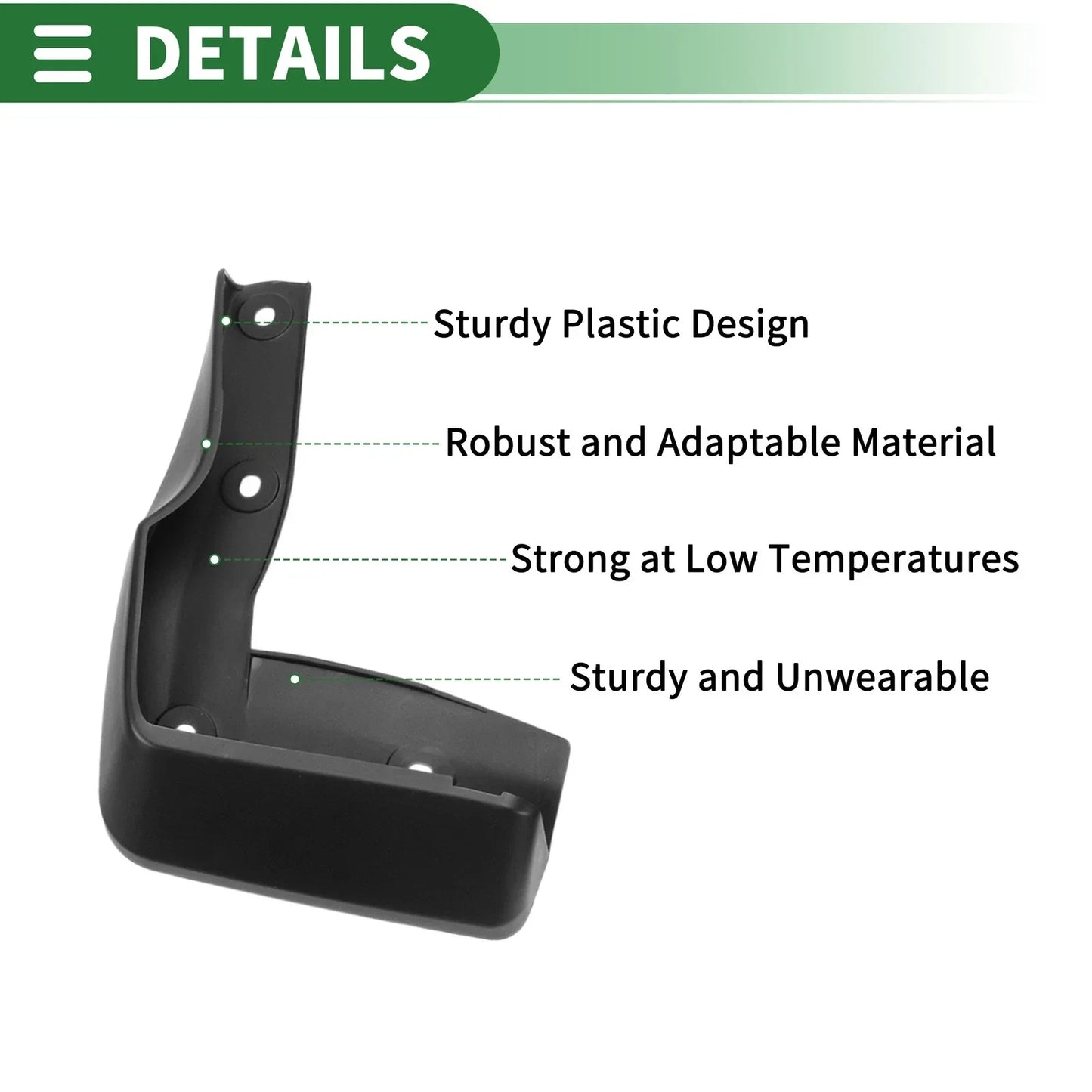 Mud Flaps Splash Guards Front & Rear for Honda Envix (2019)